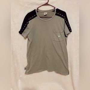 Olive Green PINK T-Shirt